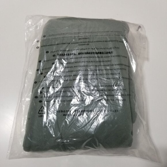 NWT PRETTYLITTLETHING MOSS KHAKI WASHED CUFFED JOGGERS Size S Color Moss Khaki - Picture 9 of 9